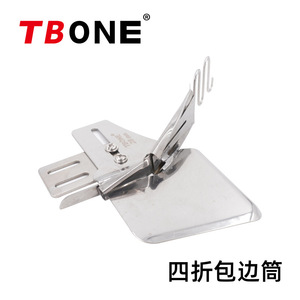 Tubo de tracción de acero inoxidable de 20-50 mm, herramienta de dobladillo de anillos para máquina de coser, pieza de equipo de procesamiento de prendas - Product Image 3