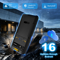 PDA Android Robusto F35 5G para Gestión de Estacionamientos, MT8791 Octa-core, Android 14/13 GMS, IP68, GPS, 128GB, WiFi 6, para Inventario