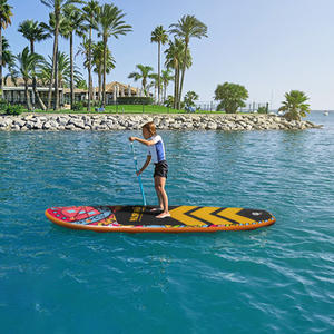Huale gran oferta 10 '6*32 "* 6" inflable Stand up <span class=keywords><strong>Paddle</strong></span> <span class=keywords><strong>Tabla</strong></span> De Surf pesca <span class=keywords><strong>Paddle</strong></span> <span class=keywords><strong>Board</strong></span> con todos los accesorios - Product Image 2