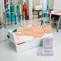 Mannequin de formation aux premiers secours néonatales DARHMMY en PVC avancé, système ACLS complet, durable, taille humaine, médical, RCP, urgence