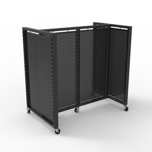 Tùy chỉnh hiện đại kim loại quần áo kệ trưng bày miễn phí tầng đứng cho cửa hàng may mặc cơ giới Gondola - Product Image 2