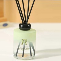 Diffuseur de parfum à roseaux Relaxlines, couleur personnalisée, aromathérapie, avec boîte cadeau, luxe, flacon rond en verre de 100 ml