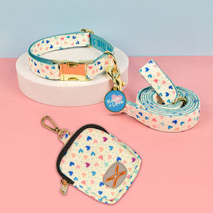 MIDEPET Saint-Valentin Grand chien laisse collier sac poubelle ensemble motif personnalisé Logo réfléchissant Nylon adapté aux chats chiens - Product Image 2