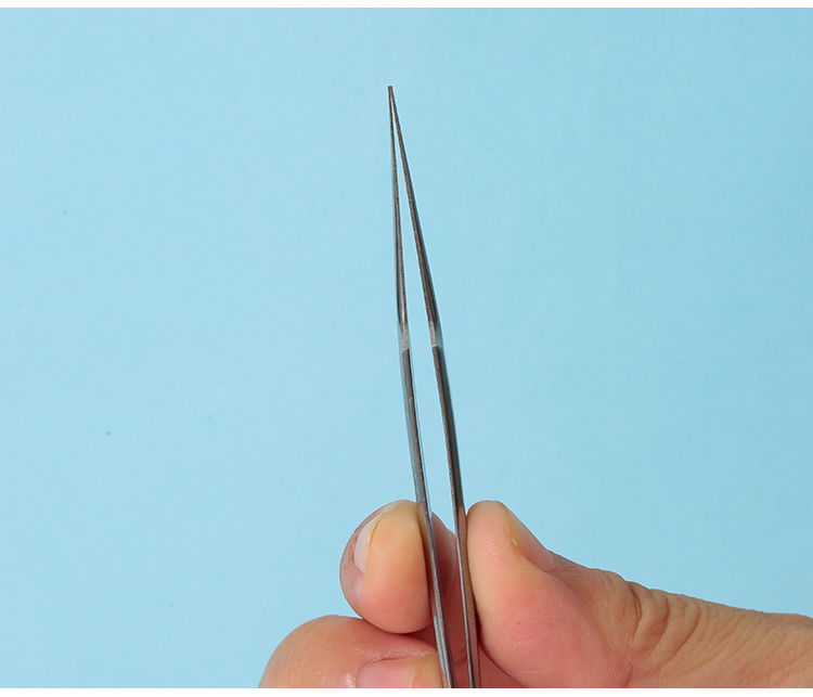 Wholesale Stainless Steel Curved Lash Tweezer Point Tweezers For Eyelash Extension Custom Logo Acne Removal Needle SY505-506-507