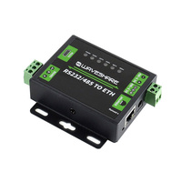 Industrial RS232/RS485 ke konverter Ethernet, prosesor Cortex-M4 kecepatan tinggi dapat ditingkatkan 5 ~ 36V