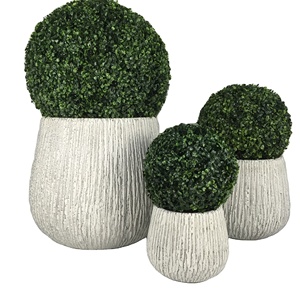 Grands pots de fleurs en fibre de verre légers et durables pour l'extérieur, écologiques, capacité de 5 L, design minimaliste pour une utilisation au sol dans le jardin à domicile - Product Image 6