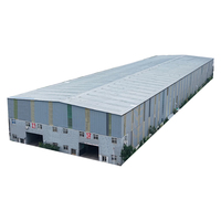 Nave Prefabricada de Acero Ligero, Mini Almacén, Taller de Gran Envergadura, Edificio para Escuela, Supermercado, Personalizable