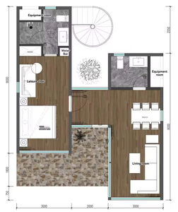 Maison en conteneur en acier durable de luxe à 2 étages, montage facile, maison préfabriquée, rideau de verre, bureau, hôtel, magasin, villa modulaire - Product Image 2