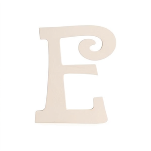 Insegna decorativa da parete in legno con lettera E di 14,5 cm di Ilan - Product Image 2