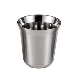 कस्टम बनाया गया 80 मिलीलीटर/160 मिलीलीटर डबल दीवार स्टेनलेस स्टील यात्रा मग इटैली फैक्टरी उपहार कप के लिए कॉफी थर्मल कप - Product Image 5