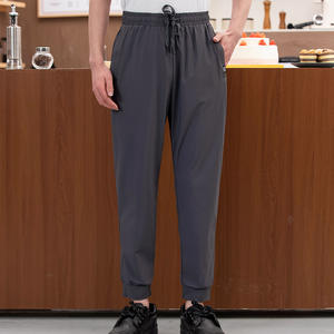 Uniforme de cocina bordado negro para comida rápida Chef chaqueta mujeres restaurante uniformes para empleados Chef Pantalones - Product Image 5