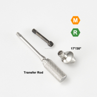 Système Osstem 17 ° 30 ° Angulé Dentaire MUA Multi-Unit Butée Multi-Unit Angled Buttment pour Toutes les Marques de Produits Dentaires Métalliques