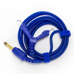 Máquina de tatuaje RCA Clipcord Cable de alimentación de tatuaje de calidad Cable de doble clip de silicona - Product Image 3