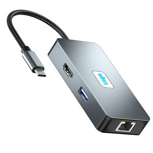 6 en 1 USB <span class=keywords><strong>C</strong></span> a USB3.2 * 3 + RJ45 1000Mpbs Hub estación de acoplamiento 4K 60Hz RJ45 extensión <span class=keywords><strong>Tipo</strong></span> <span class=keywords><strong>C</strong></span> USB-<span class=keywords><strong>C</strong></span> HubType PD100W concentrador de base - Product Image 6