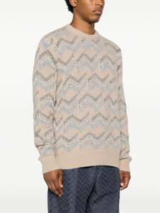 Personalizado OEM y ODM moda Jacquard rayas pulóver Mohair lana o mezcla de algodón otoño suéter prendas de punto de los hombres - Product Image 3