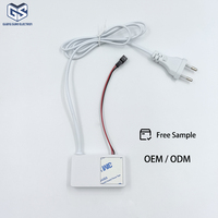 Interrupteur tactile intelligent pour miroir LED 12V DC haute sensibilité, capteur de couleur unique ou tricolore pour miroir de coiffeuse ou d'hôtel