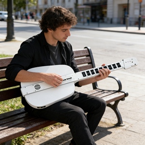 Instrument de musique électronique populaire et <span class=keywords><strong>guitare</strong></span> électronique avec des fonctionnalités de <span class=keywords><strong>synthétiseur</strong></span> pour la musique expérimentale - Product Image 3