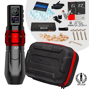 EZ P3 <span class=keywords><strong>Pro</strong></span> stylo de <span class=keywords><strong>tatouage</strong></span> sans fil à course réglable paquet avancé Kits de <span class=keywords><strong>tatouage</strong></span> professionnels <span class=keywords><strong>machine</strong></span> à tatouer sans fil - Product Image 2