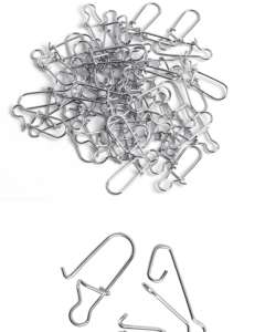 Ganchos giratorios Fastlock de acero inoxidable brillante 1 Kg MOQ <span class=keywords><strong>Fastline</strong></span> conector sujetador para pesca - Product Image 1