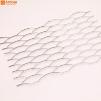 Grille métallique décorative en acier expansé et aluminium, personnalisable à prix abordable pour plafonds et grilles de voiture