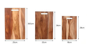 เขียงไม้พรีเมี่ยมทนทานเขียงไม้ธรรมชาติ - Product Image 3