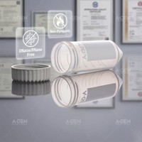 Tube à centrifuger en plastique de 25 ml, stérile, design citron, emballé en sachet, consommables de laboratoire jetables, largement utilisés dans la recherche médicale