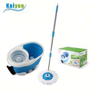 Serpillière à spray magique rotative 360, appareil de nettoyage détachable, pour sol, avec seau - Product Image 6