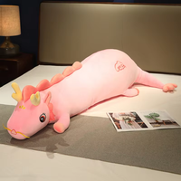 Peluche Dragon Personnalisée, Design Populaire, Douce et Lourde, en Tissu Polyester et Rembourrage en Coton PP, pour un Confort Optimal