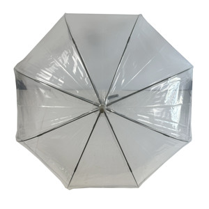 Paraguas Manual Recto de Plástico Transparente para Adultos con Función de Estiramiento - Diseño Novedoso - Product Image 4