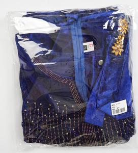 S10933 Abiti Formali di Lusso per Donne, <span class=keywords><strong>Vestito</strong></span> da Festa <span class=keywords><strong>in</strong></span> <span class=keywords><strong>Velluto</strong></span> Riccamente Decorato <span class=keywords><strong>con</strong></span> Strass e Perline, <span class=keywords><strong>con</strong></span> <span class=keywords><strong>Spacco</strong></span> e Cintura, per Cerimonie - Product Image 6