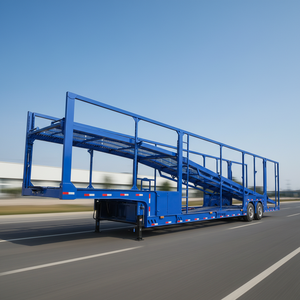 Mejor Precio, Gran Venta, Remolque de Transporte de 2 Ejes para 4, 5, 7, 9, 10 Autos, Fabricantes de Semirremolques Portacoches de China - Product Image 6