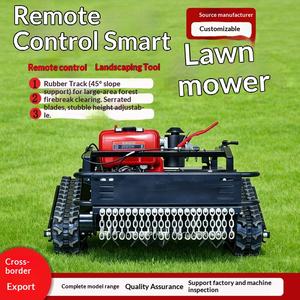 Mini-robot télécommandé tout-terrain pour la tonte et le déneigement, inclinable à 45 degrés Désherbeuse pour les bords des rivières - Product Image 1