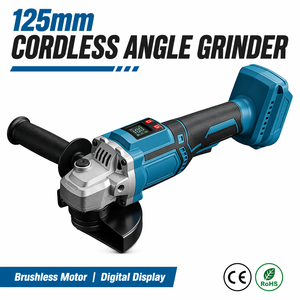 A13-0001 Smerigliatrice Angolare Senza Spazzole Efficiente, a Batteria 21V, 125mm, Set di Utensili Elettrici con Valigetta in Plastica - Product Image 1