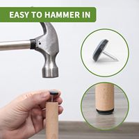 Glissières pour meubles en PTFE, glisseurs pour pieds de chaise, pour tapis et surfaces en bois dur - Déplacez vos meubles facilement et en toute sécurité