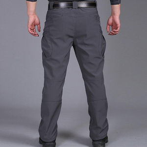 <span class=keywords><strong>Pantaloni</strong></span> Cargo da trekking invernali pesanti da uomo con fodera in pile idrorepellente antivento caldi <span class=keywords><strong>pantaloni</strong></span> tattici da esterno - Product Image 4