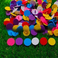 Marqueurs de balle de golf universels en plastique de 24 mm avec logo personnalisé, vente en gros, disques circulaires durables, accessoires pour le putting green