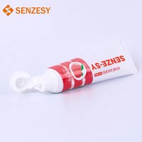 SENZESY Tubo de Aluminio y Plástico de 60 ml con Tapa Abatible para Pasta de Dientes, Crema B, Envase para Protector Solar, Cosméticos, Venta al Por Mayor
