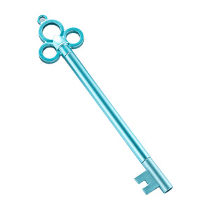 Stylos gel en forme de clé, corps métallique 0,5 mm, pour usage au bureau et à l'école, KRD-315 - Product Image 4