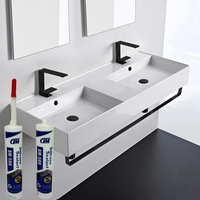 Gel silicone DIMEI résistant aux intempéries pour panneaux en aluminium / pierre / véranda de petite taille