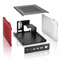 Boîtier de console de contrôle de bureau OEM, fabrication en tôle, revêtement en poudre, boîtier d'instrument électronique en aluminium