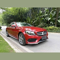 Mercedes-Benz C-Class 2018 Mobil Bekas Sedan LHD Turbo Interior Kulit Gelap Transmisi Otomatis Sunroof Panoramic untuk Ekspor
