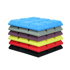 Panel de espuma aislante de sonido personalizable directo del fabricante, diseño moderno, corte de pared, Material insonorizado - Product Image 4