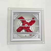 DFBZ-2.5 #   Ventilateur axial mural carré antidéflagrant OEM 220V/380V, petit ventilateur d'extraction silencieux industriel à roulement à billes