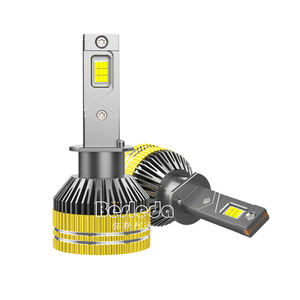 Phares LED réglables 3 en cuivre <span class=keywords><strong>rouge</strong></span> 240w 50000lm H1 H4 H7 H8 H11 universel 9005 9007 9012 aucun outil requis phare LED - Product Image 4