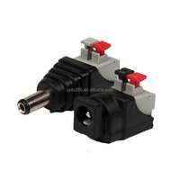 Adaptateur universel de prise d'alimentation CC à connexion rapide 5,5x2,1 mm pour connecteur de bande LED