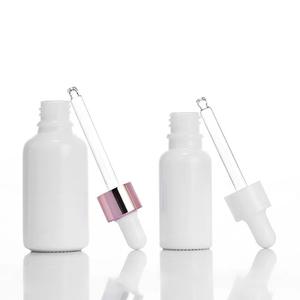 Flacon compte-gouttes en verre blanc opale bouteille d'huile essentielle 5ml 10ml 15ml 20ml 30ml 50ml 100ml - Product Image 5