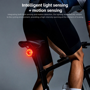 Luz Trasera Inteligente para Bicicleta WEST BIKING, con Control Magnético y Sensor de Frenado, Indicador LED de Frenado - Product Image 3