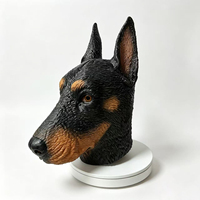 Masque en latex réaliste de chien Doberman, masque animal intégral pour Halloween, cosplay, fête, accessoires de costume