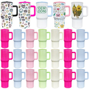 Entrepôt américain macaron vierge à sublimation isolé sous vide 20oz étanche tasses à eau en acier inoxydable pour enfants pour enveloppes uv dtf - Product Image 1