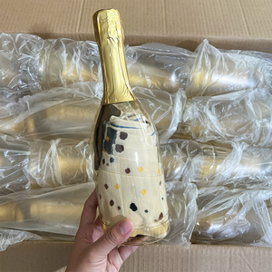 Düğün parti iyilik için PET plastik şampanya şekli şeker ve sakız kapları - Product Image 2